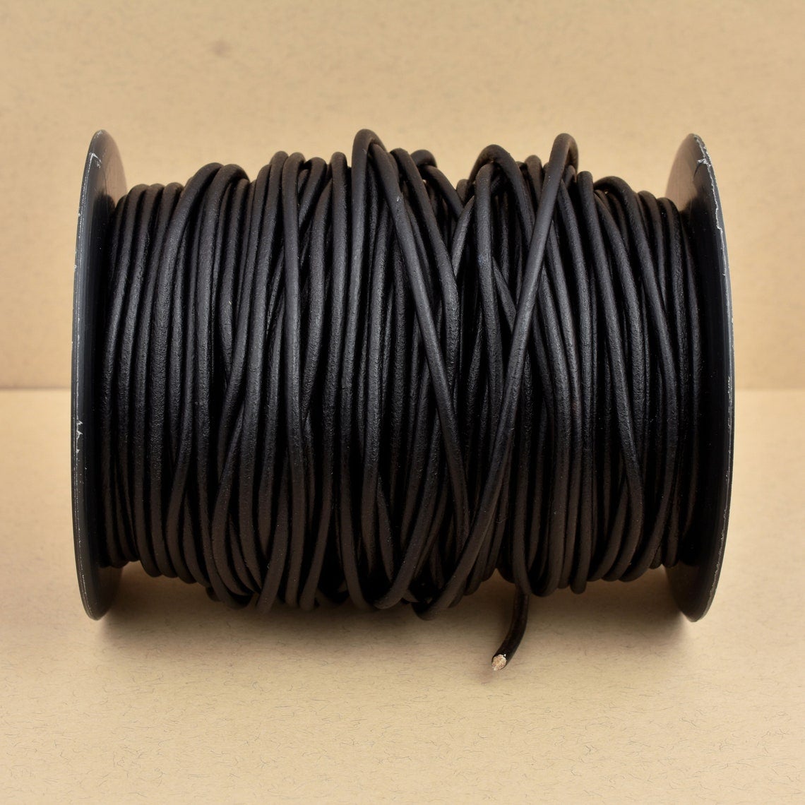 Greek Leather Cord - Natural 2.5mm