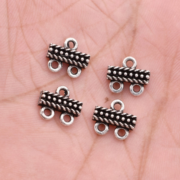 10 Connector Bars for Jewelry Making, Connectors for Bracelets, Earrings  and Necklaces, Metal Bar Links for Jewelry Making in Three Colors 