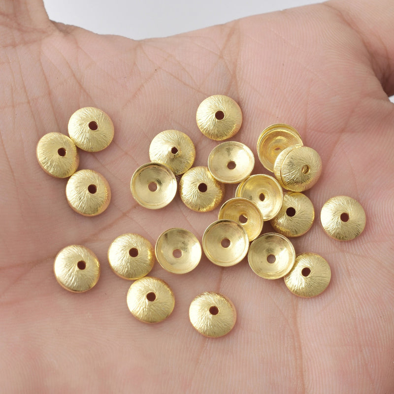 6mm Round Bead Stopper - Gold per 10 pieces